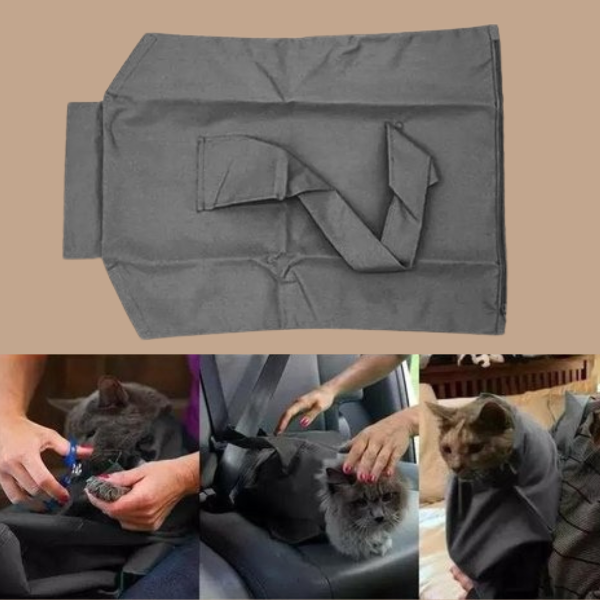 CarryCat™ Zorgeloos op pad met je kat.